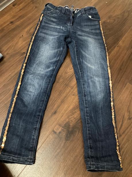 Zateplené rifle, c&a,122