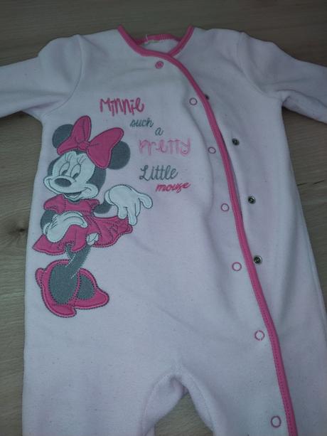 Flisovy overal minnie f&f jar, jeseň dl 65-67 cm, f&f,80