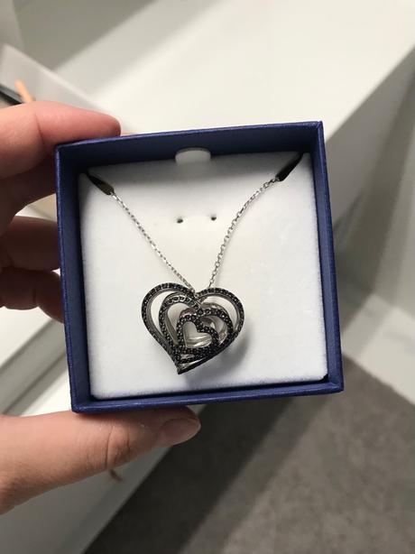 Swarovski obojstrany nahrdelnik, swarovski