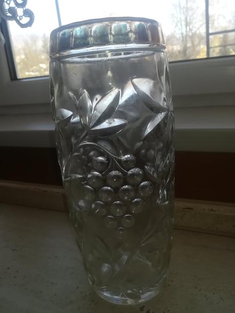 Sklenena vaza retro, 