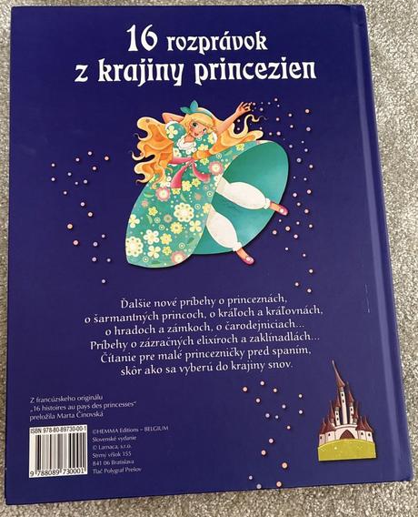 Nová kniha "16 rozprávok z krajiny princezien"3-7r,