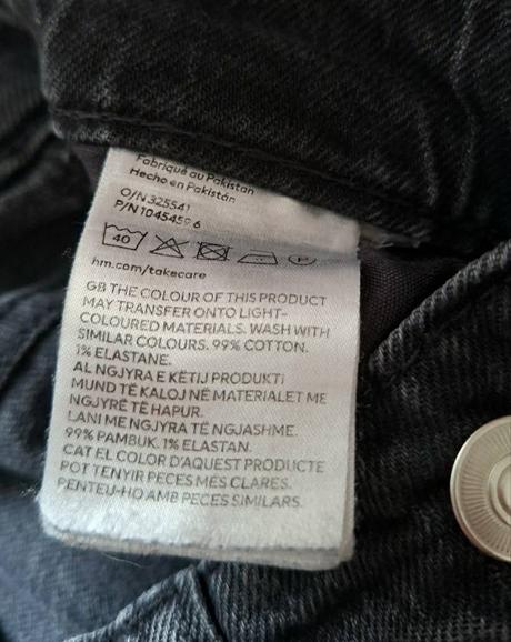 Rifle čierne h&m, h&m,38