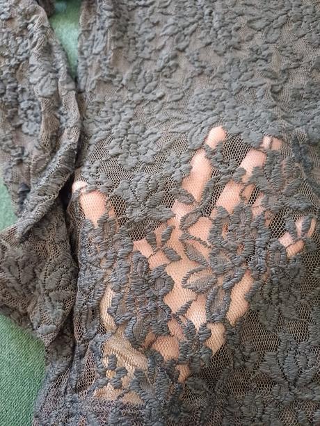 Čipkované tričko, tom tailor,l