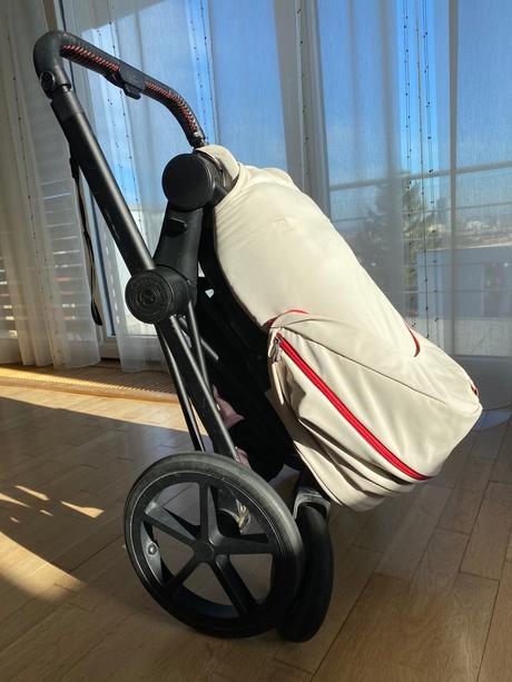 Cybex priam ferrari silver grey, cybex,cybex priam so sedadlom lux seat