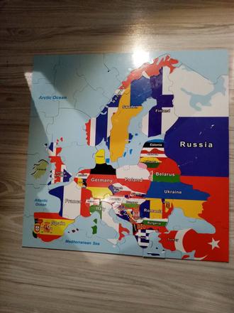 Drevené puzzle, 