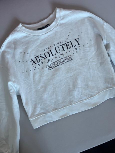 Tally weijl biela mikina vel.m, tally weijl,m