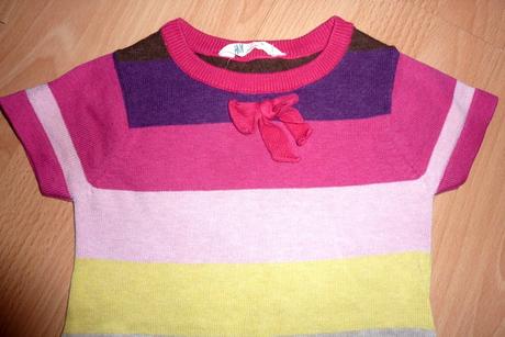 H&m pásikavé šaty, v. 110-116 / 4-6r., h&m,116