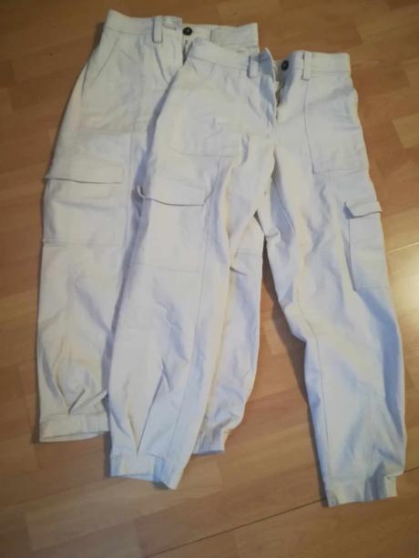 2x béžové nohavice ,32, new yorker, 32