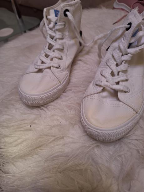 Biele plátenné tenisky, 35