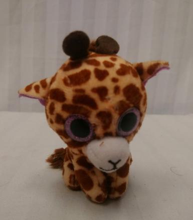Plyšová žirafa s trblietavými očami, ty, 9 cm, 