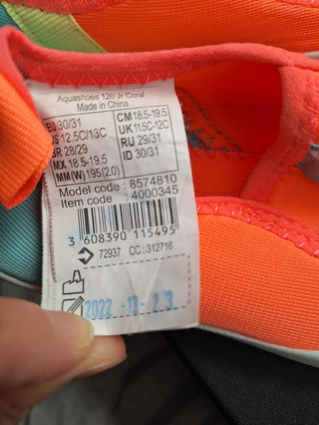 Topanky do vody koral, decathlon,30