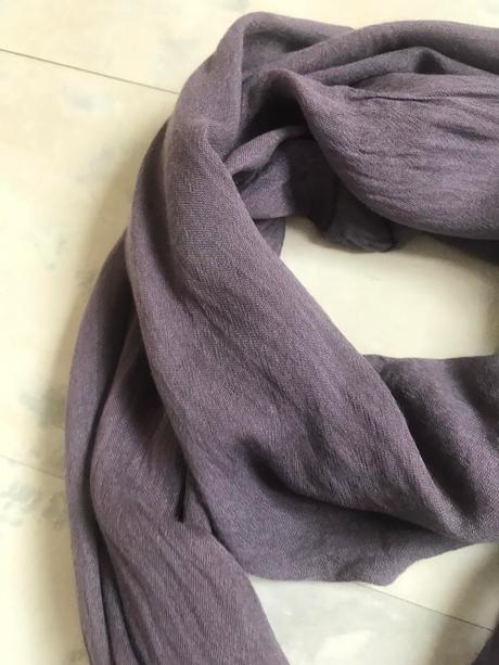 Jemná šatka na krk, xl