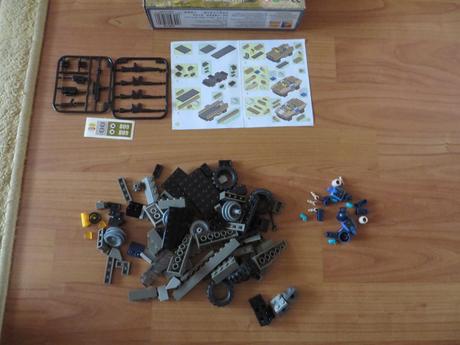 Stavebnica - terénne vojenské auto - 6+, 