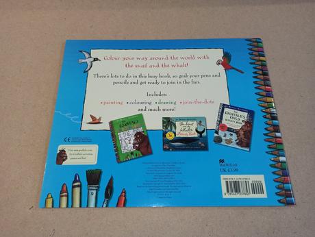 Julia donaldson the snail and the whale colouring, 