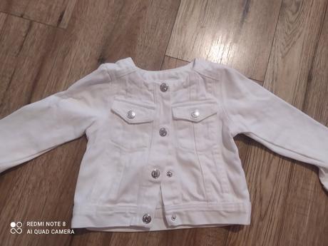 Krásna snehovobiela riflova bunda, reserved,98