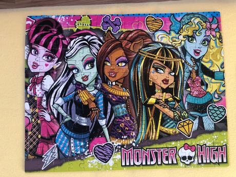 4 puzzle monster high,