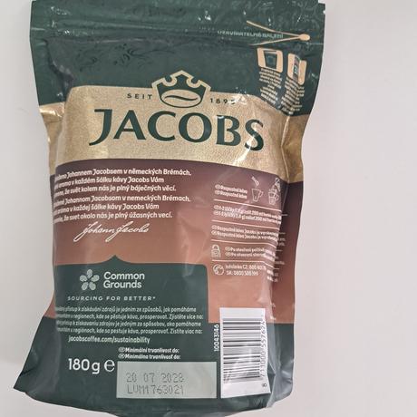 Veľká káva jacobs velvet 180gr,