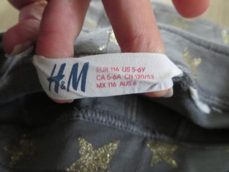 Džegínsy, h&m,116