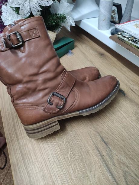 Kožené teplé čižmy, 42