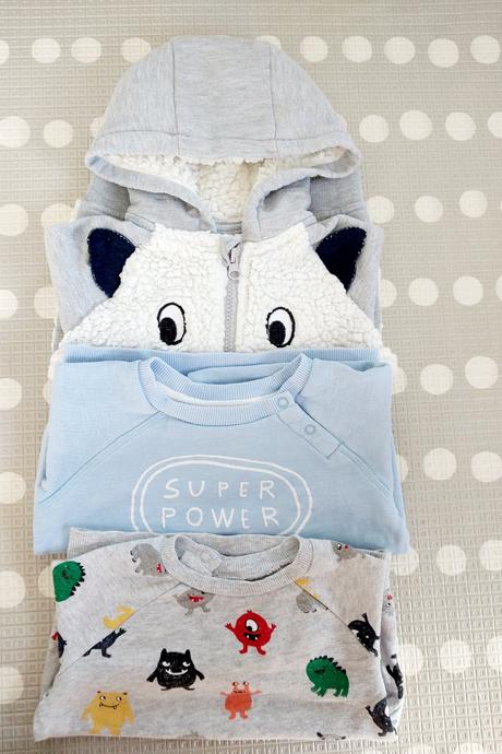 2x svetrík + mikina, h&m,80