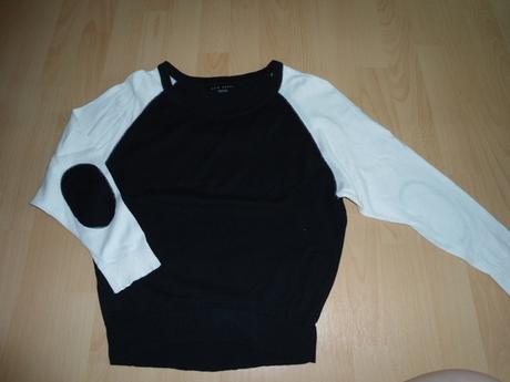 Cierno-biely sveter, m