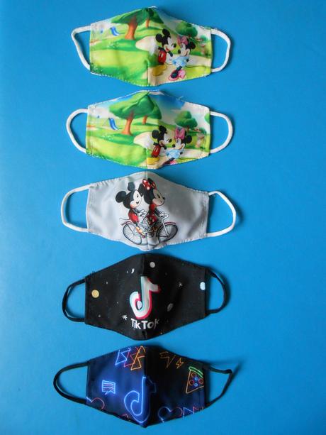 5x dvojvrstvové rúško, 