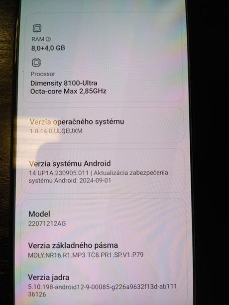 Mobil xiaomi 12t 8 gb 128 gb, xiaomi