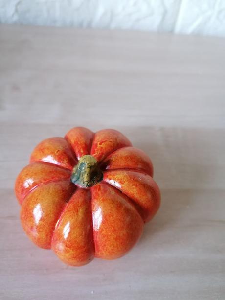 Jesenné dekorácie, keramické tekvice, 