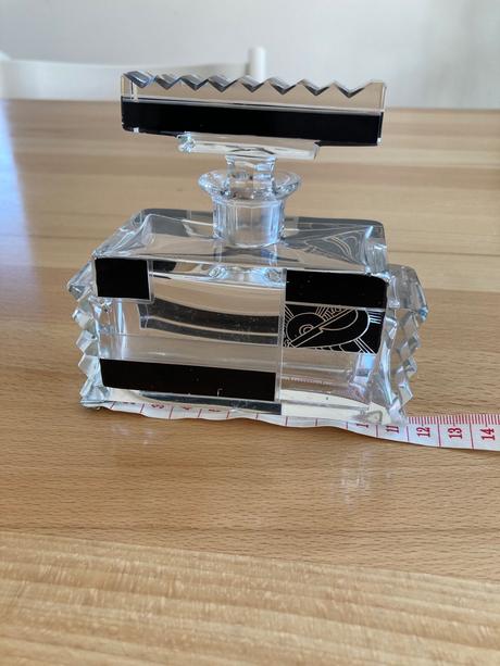 Art deco parfumová / atramentová fľaška, 