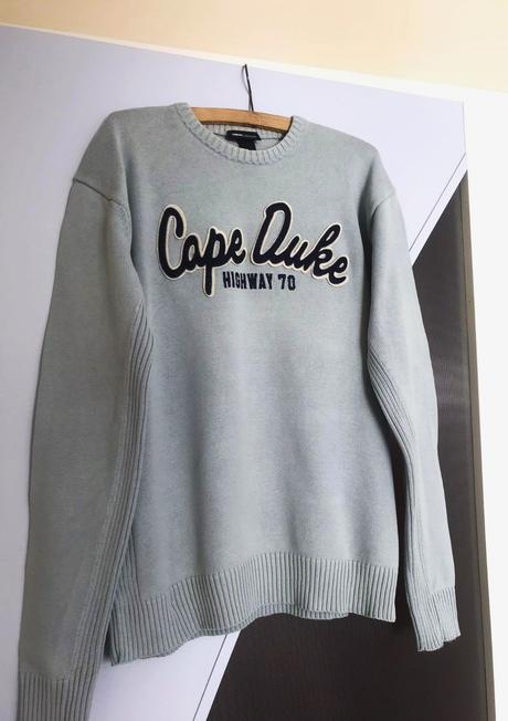 Bavlnený pulóvrik, h&m,l