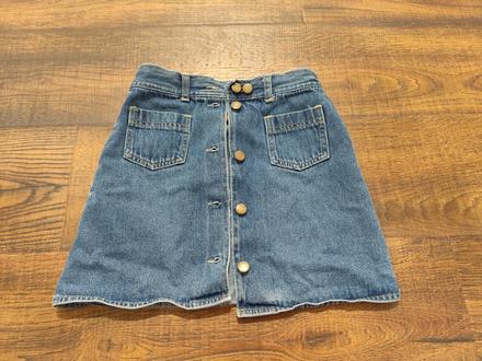 Riflová sukňa, 140