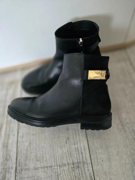 Tommy hilfiger kožené topanky, tommy hilfiger,39