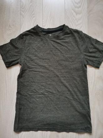 Tričko zelené, h&m,152