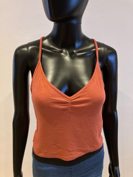 Dámske rebrované tričko bershka (l/30), bershka,l