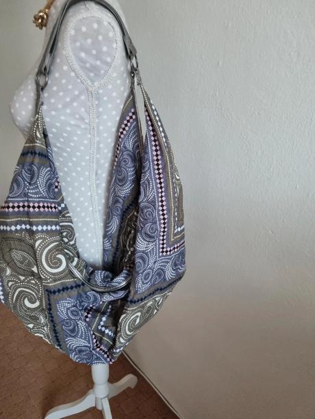 Látková veľká hobbo kabelka, 