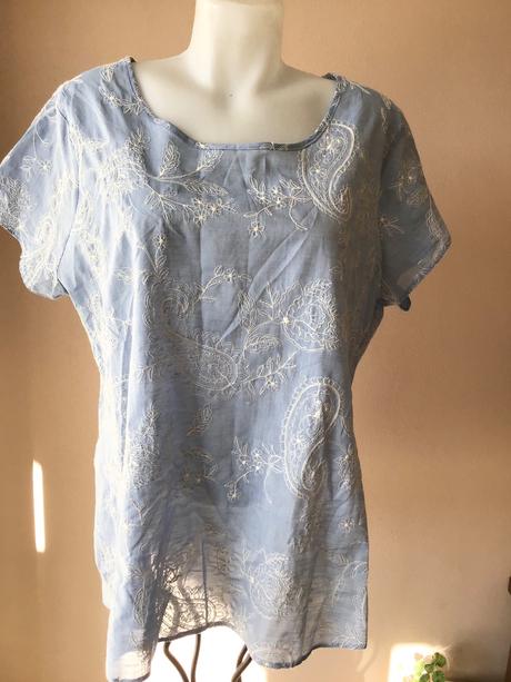 Krasna bavlnena bluzka /39, 46 / 48