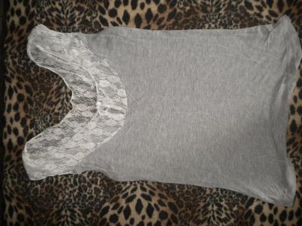 Triko s čipkou, vero moda,m