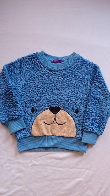 Hunata mikina s mackom, 98