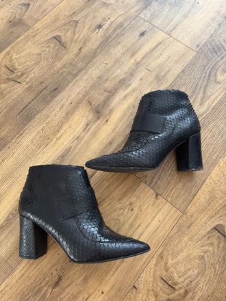 Kožené členkove čižmy bruno premi, 37