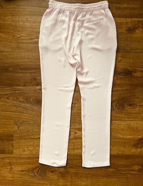 Ružové ľahké nohavice, mango,xs