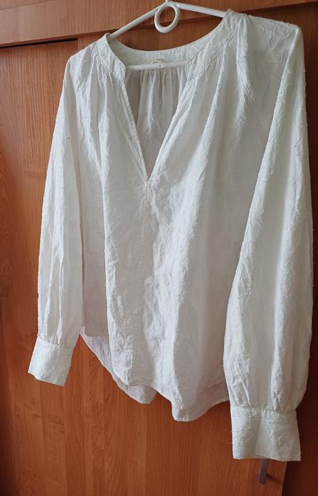 Damska biela bavlnená tunika h&m xxl, h&m,xxl / xxxl