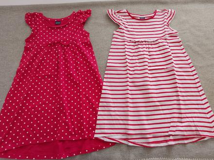 Dievčenské letné šaty (2ks), 128