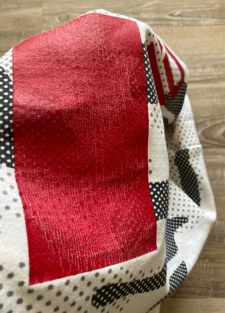 Dámska maskáčová mikina double red, l