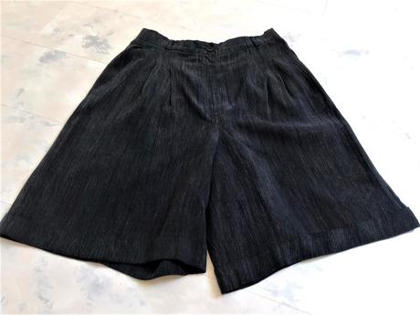 Padavé podšité šortky s vysokým pásom, l