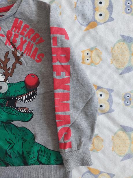 Vianočná mikina t-rex veľ.128, 128