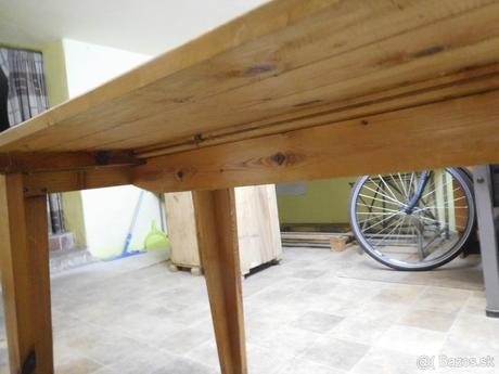 Stol záhradný drevený 205 x 65 cm,,