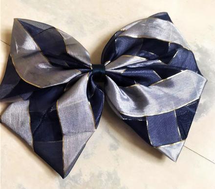 Šifónová mašľa/spona do vlasov, 