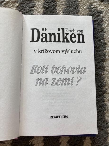 Boli bohovia na zemi erich von däniken (1995), 