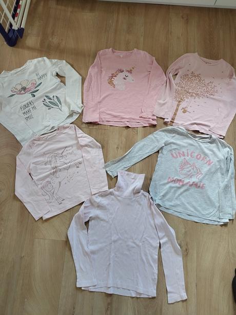 Tricka s jednorozcami a ine velkost 134, h&m,134