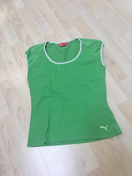 Puma zelene tricko, puma,xs